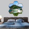 Koh Nang yuan Island,Surat,Thailand hexagonal canvas wall art