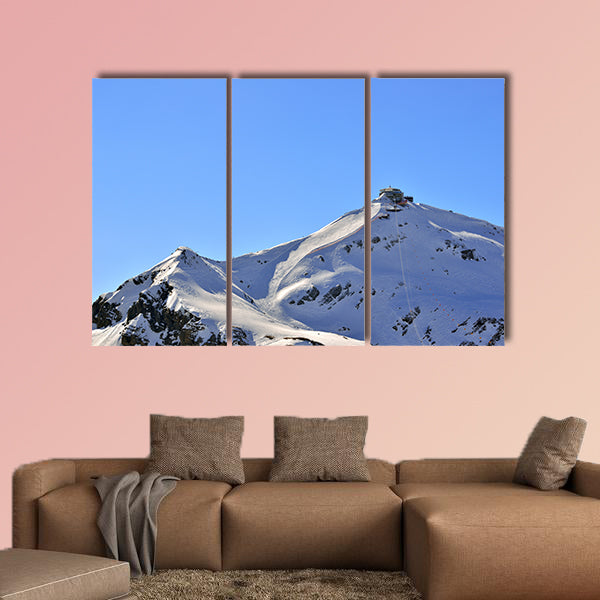 Switzerland Landscape: Schilthorn Peak multi panel canvas wall art