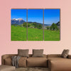 View from the foot of Mt. Stanserhorn in Switzerland multi panel canvas wall art