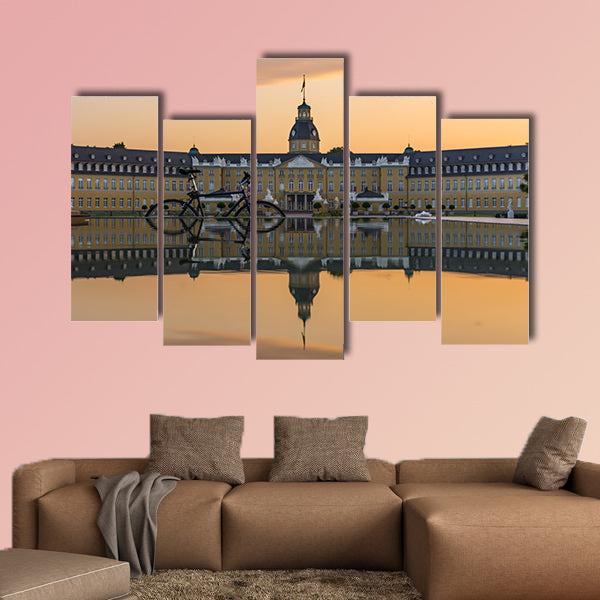 Karlsruhe Palace Center of City Germany Castle Schloss Architecture wall art