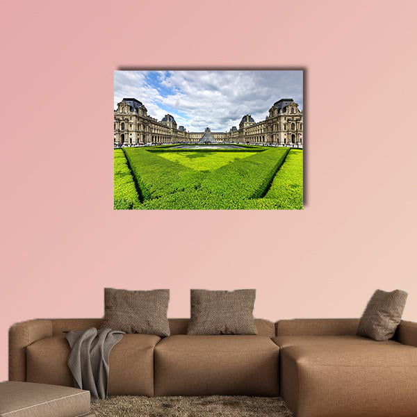 The Louvre Museum is the world's largest museum in Paris, France wall art