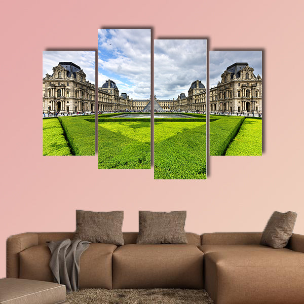 The Louvre Museum is the world's largest museum in Paris, France wall art