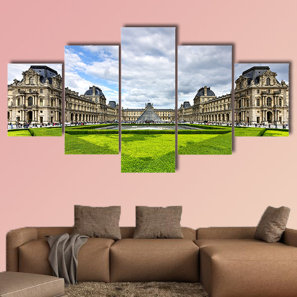 The Louvre Museum is the world's largest museum in Paris, France wall art