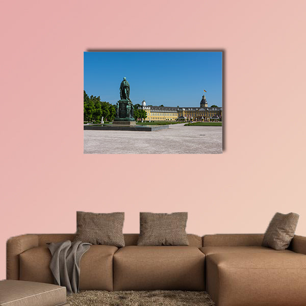 Karlsruhe Palace Center of City Germany Castle Schloss multi panel canvas wall art