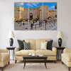 Damascus gate, nord entrance in old part of Jerusalem Multi panel canvas wall art