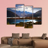 View of lake near Potrerillos and Andes mountains in summer day wall art