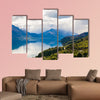 Mountain & Reflection Lake of New Zealand multi panel canvas wall art