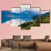 Mountain & Reflection Lake of New Zealand multi panel canvas wall art