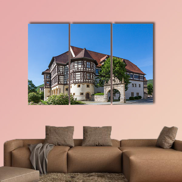 Castle in Bad Urach in Germany multi panel canvas wall art