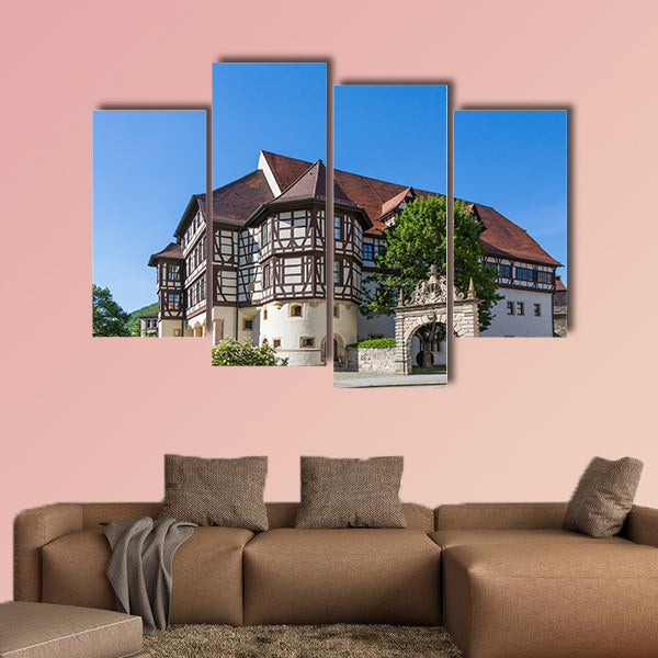 Castle in Bad Urach in Germany multi panel canvas wall art