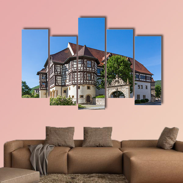 Castle in Bad Urach in Germany multi panel canvas wall art