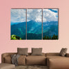 Wonderful aerial view of the mountains Multi panel canvas wall art