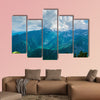 Wonderful aerial view of the mountains Multi panel canvas wall art