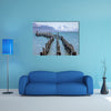 Old Dock in Almirante Montt Gulf in Patagonia, Puerto Chile multi panel canvas wall art