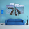 Old Dock in Almirante Montt Gulf in Patagonia, Puerto Chile multi panel canvas wall art