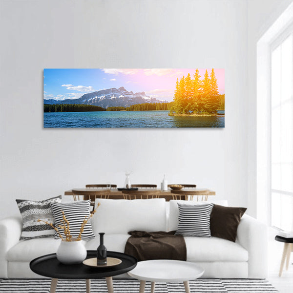 Bow River Valley, Banff National Park, Canadian Rockies panoramic canvas wall art