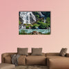 Gorgeous Schleierfall waterfall near Grossglockner in Alps, wall art