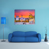 San Diego, California, USA Park at dawn multi panel canvas wall art