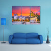 San Diego, California, USA Park at dawn multi panel canvas wall art