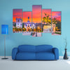 San Diego, California, USA Park at dawn multi panel canvas wall art