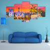 San Diego, California, USA Park at dawn multi panel canvas wall art