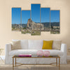 View of the Basilica, in roman town Volubilis, Morocco Multi panel canvas wall art