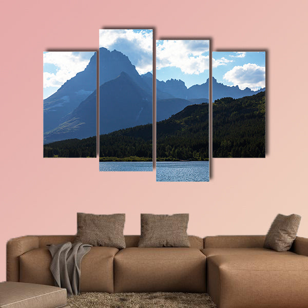 Picturesque rocky peaks of the Glacier National Park, Montana wall art