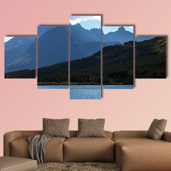 Picturesque rocky peaks of the Glacier National Park, Montana wall art