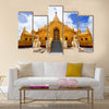 Swe Taw Myat, Buddha Tooth Relic Pagoda, Yangon Myanmar Multi panel canvas wall art