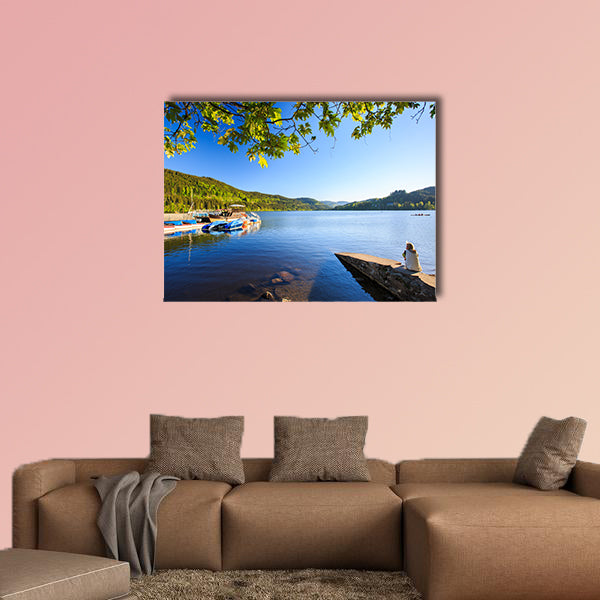 Lake Titisee Neustadt in the Black Forest, Germany multi panel canvas wall art