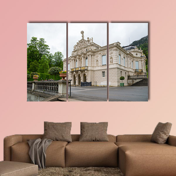 Linderhof Palace, Germany multi panel canvas wall art