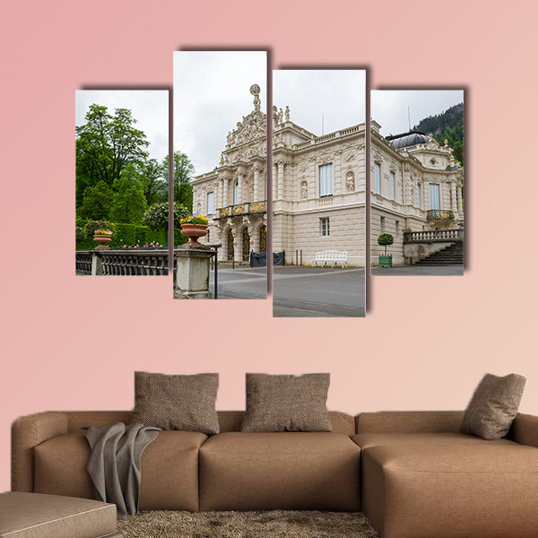 Linderhof Palace, Germany multi panel canvas wall art