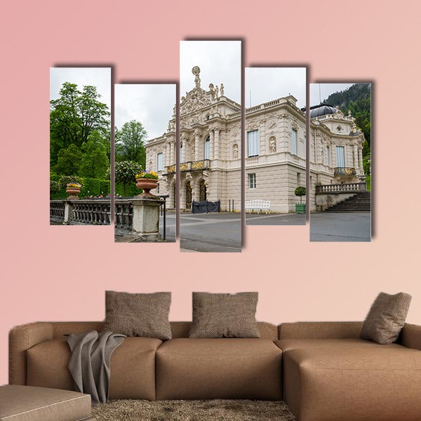Linderhof Palace, Germany multi panel canvas wall art