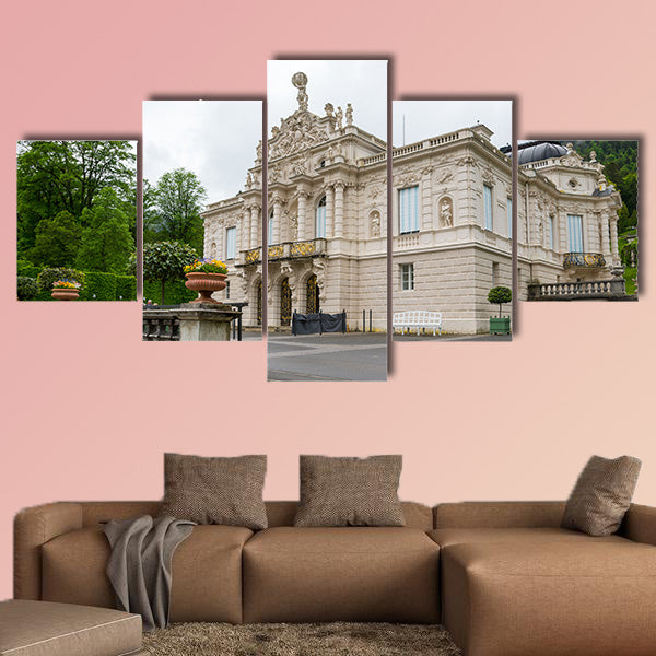 Linderhof Palace, Germany multi panel canvas wall art