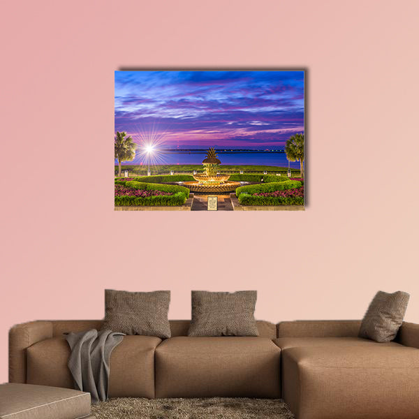 The Waterfront Park Pineapple Fountain, Charleston, South Carolina wall art