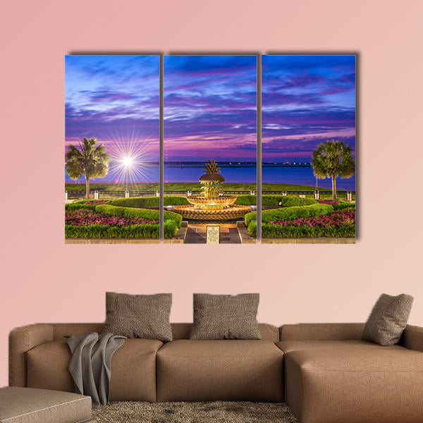 The Waterfront Park Pineapple Fountain, Charleston, South Carolina wall art