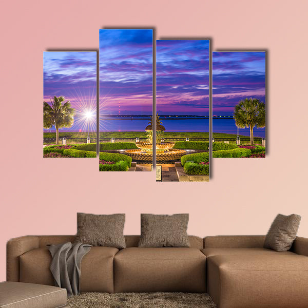 The Waterfront Park Pineapple Fountain, Charleston, South Carolina wall art