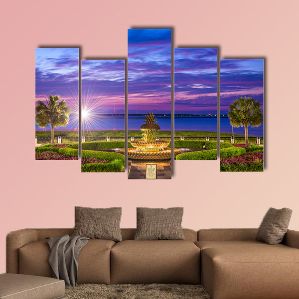 The Waterfront Park Pineapple Fountain, Charleston, South Carolina wall art