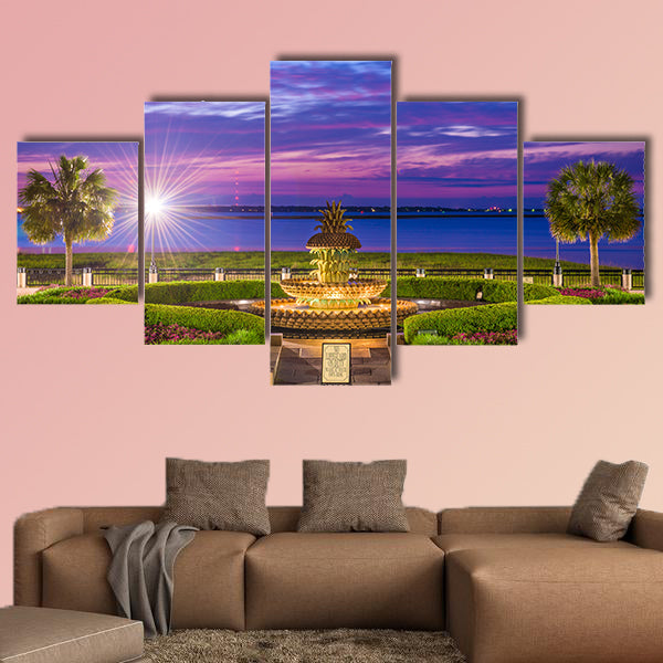 The Waterfront Park Pineapple Fountain, Charleston, South Carolina wall art