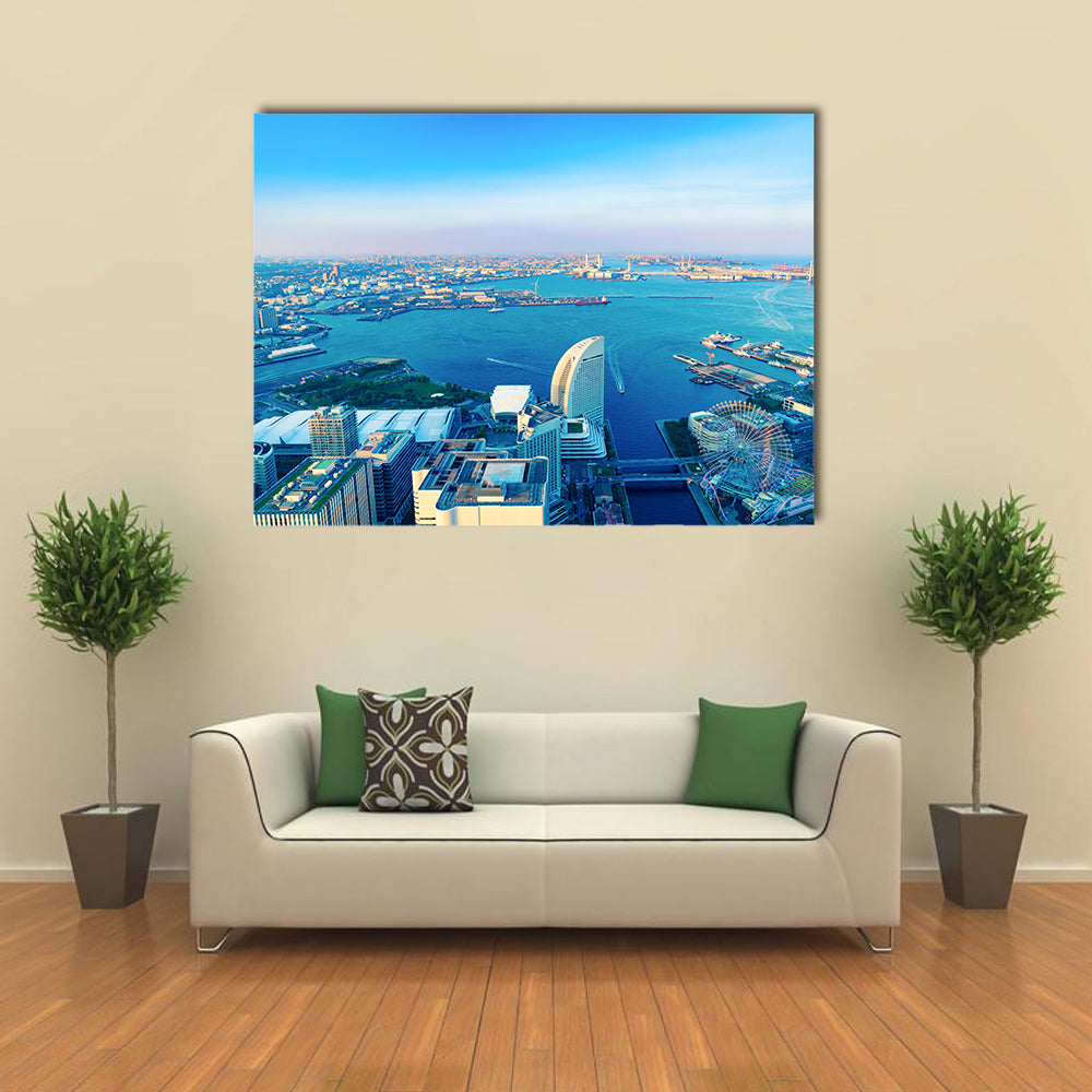 The View Yokohama City multi panel canvas wall art