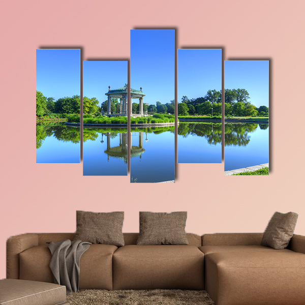 The Forest Park bandstand in St. Louis, Missouri Multi panel canvas wall art