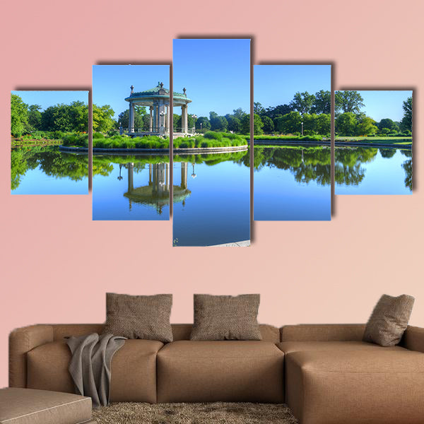 The Forest Park bandstand in St. Louis, Missouri Multi panel canvas wall art