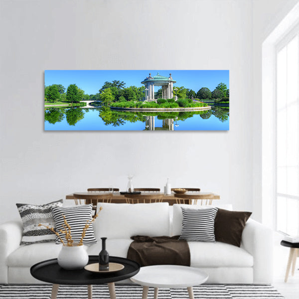 The Forest Park bandstand in St. Louis, Missouri  Panoramic canvas Wall Art