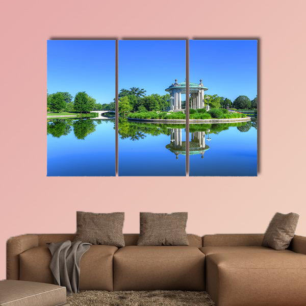 The Forest Park bandstand in St. Louis, Missouri Multi panel canvas wall art