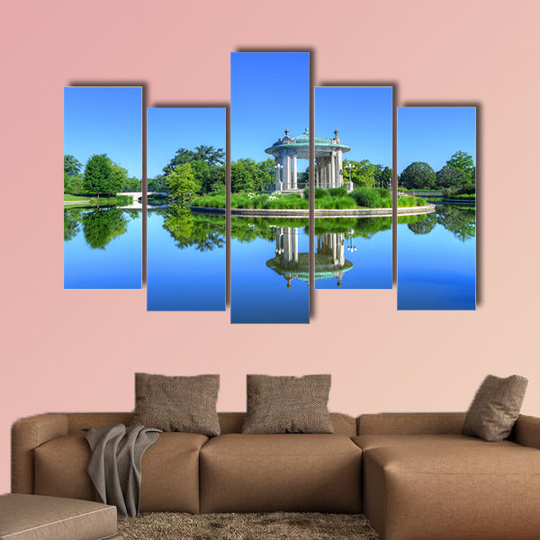 The Forest Park bandstand in St. Louis, Missouri Multi panel canvas wall art