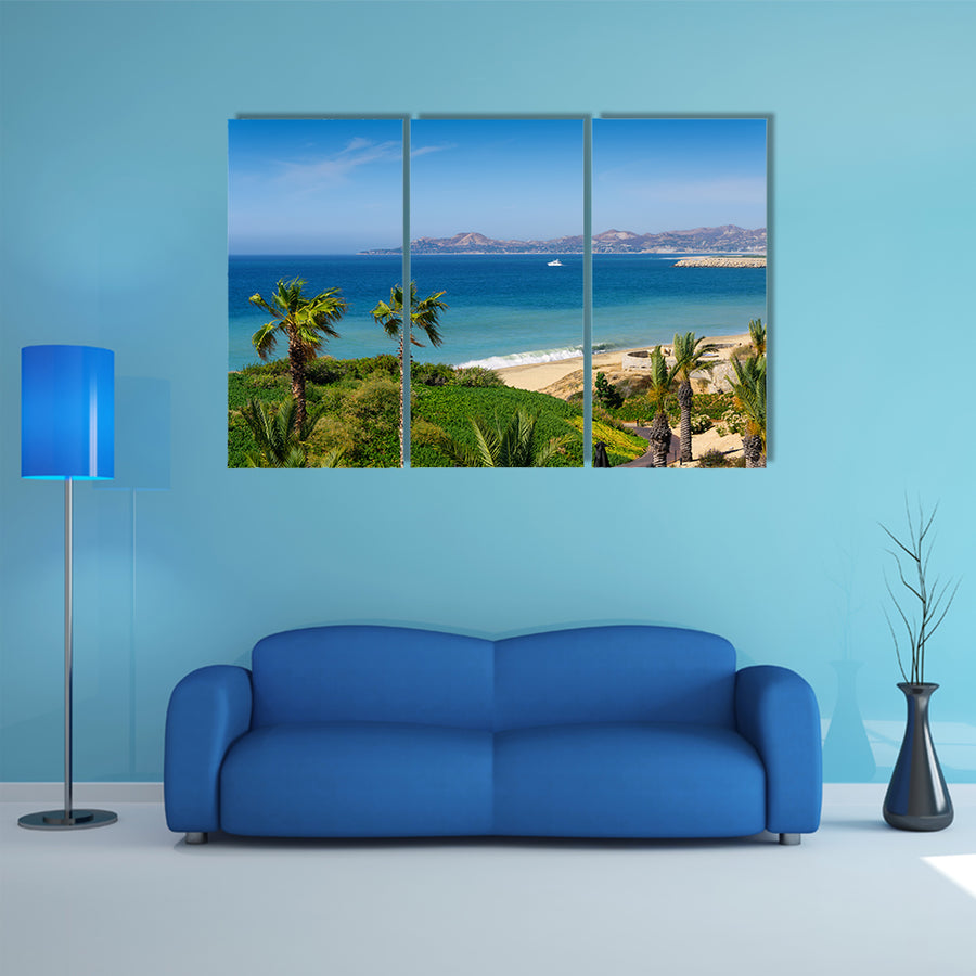 The Beach and coastline of Cabo San Lucas, Mexico Multi Panel canvas wall art