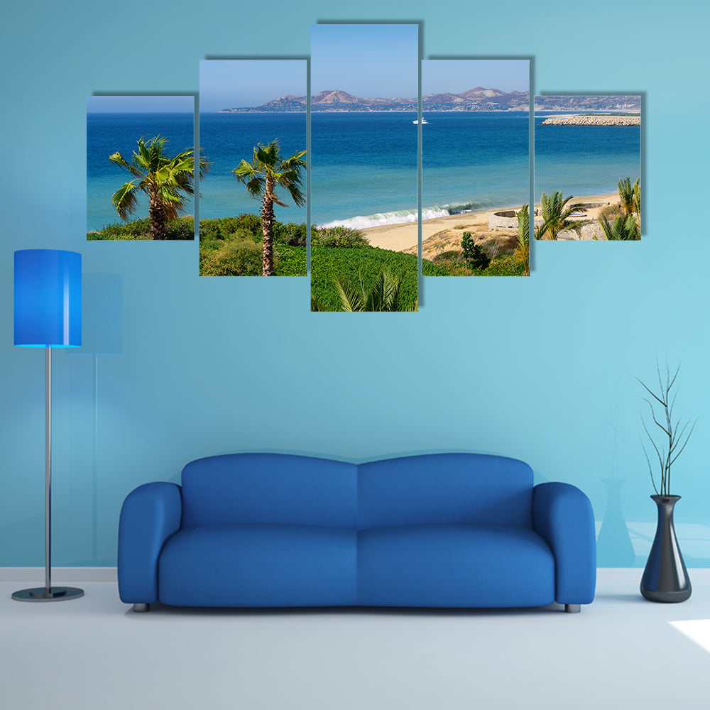 The Beach and coastline of Cabo San Lucas, Mexico Multi Panel canvas wall art