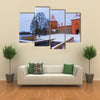 The Trakai Castle In Winter, A Beautiful Print Lithuania, Multi Panel Canvas Wall Art