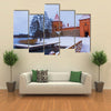 The Trakai Castle In Winter, A Beautiful Print Lithuania, Multi Panel Canvas Wall Art