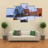 The Trakai Castle In Winter, A Beautiful Print Lithuania, Multi Panel Canvas Wall Art